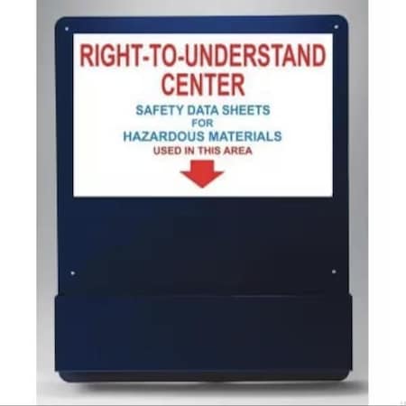 Accuform POCKET STYLE ALUMINUM CENTER ZRS733 ZRS733